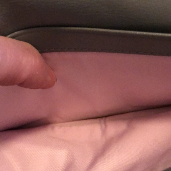 Coach Soho Pleated Leather Trifold Gray Wallet - Picture 9 of 10